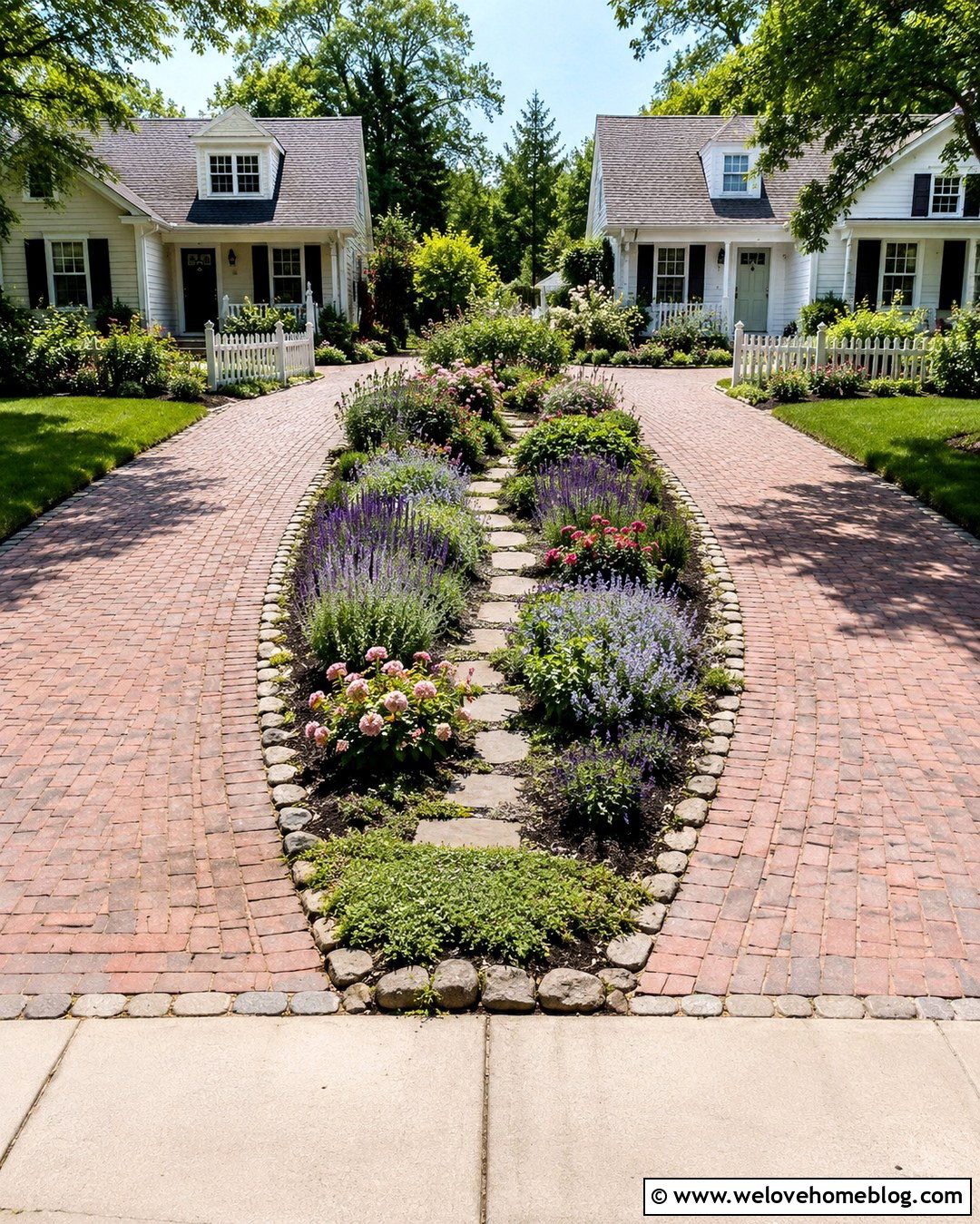 Cottage Garden Landscaping Between Driveways - 20 landscaping between driveways ideas