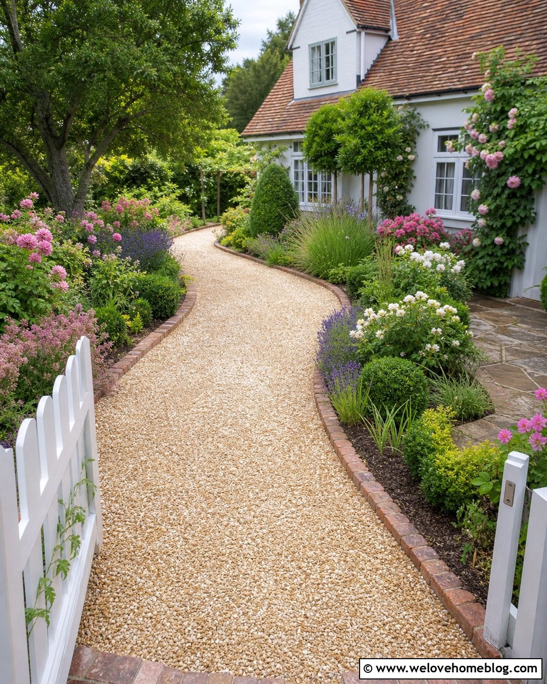 Cottage Rock Driveway - 35 Rock Driveway Ideas