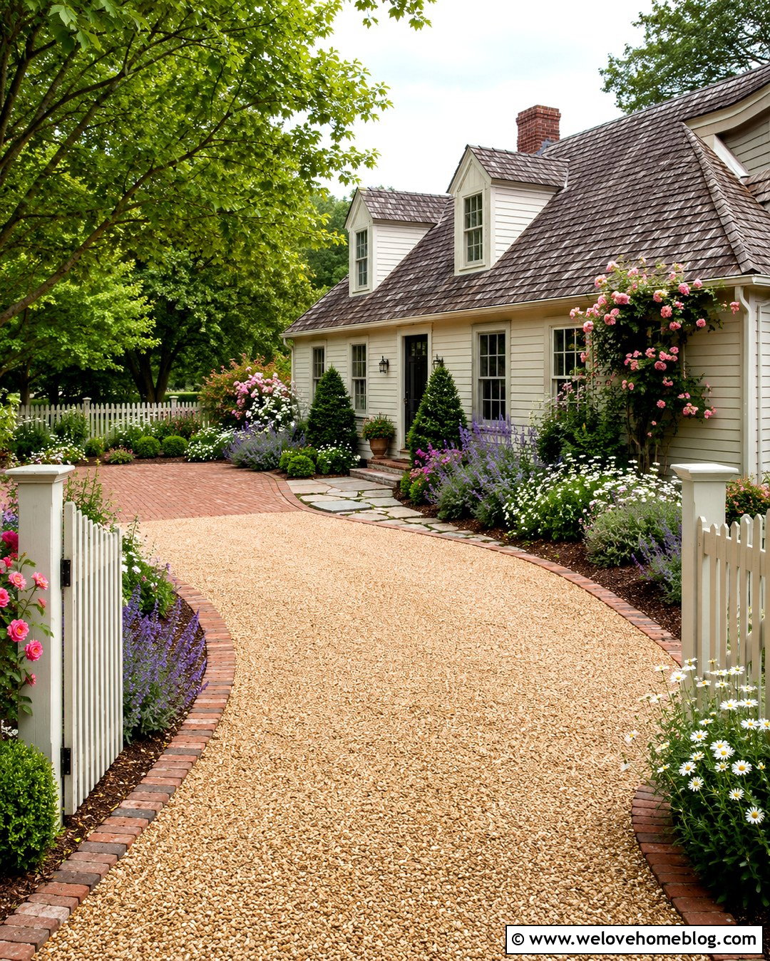 Country Cottage Traditional Driveway - 20 Traditional Driveway Ideas