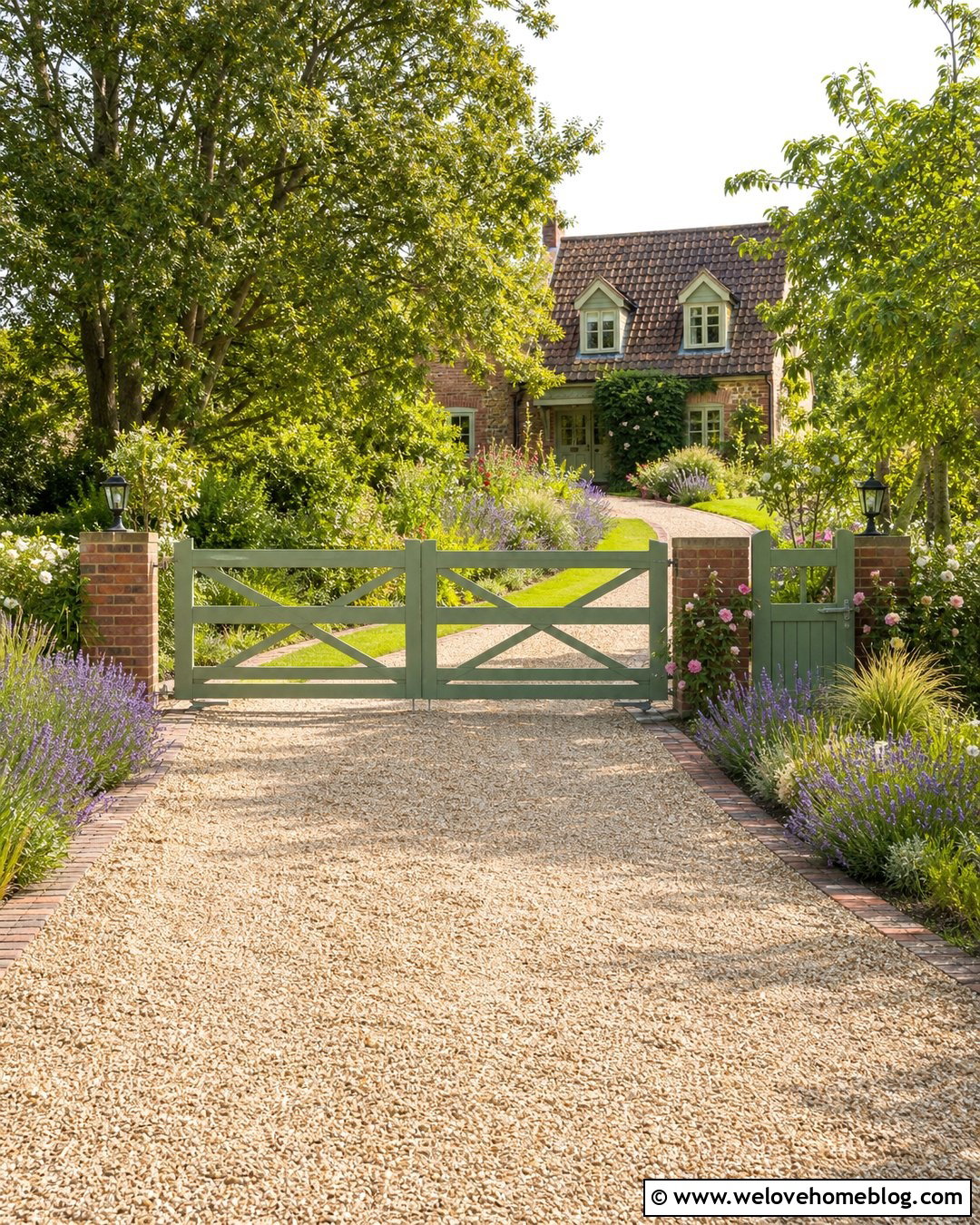Country Driveway Gate - 45 Driveway Gate Ideas