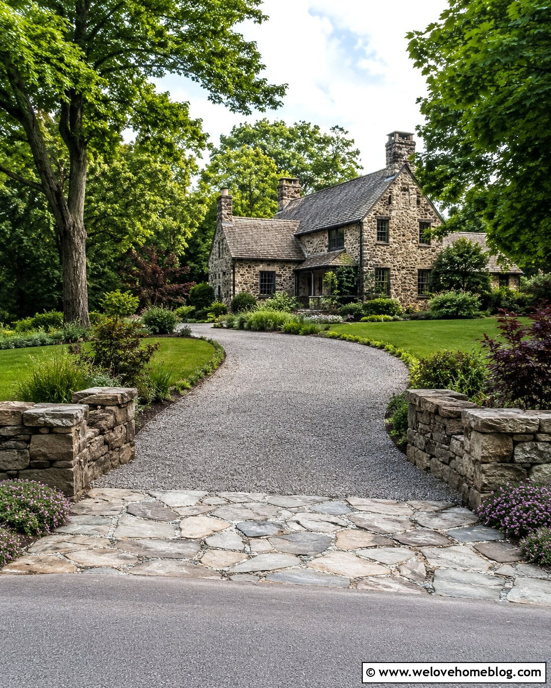 20 Country Home Driveway Ideas for Relaxed Rural Charm