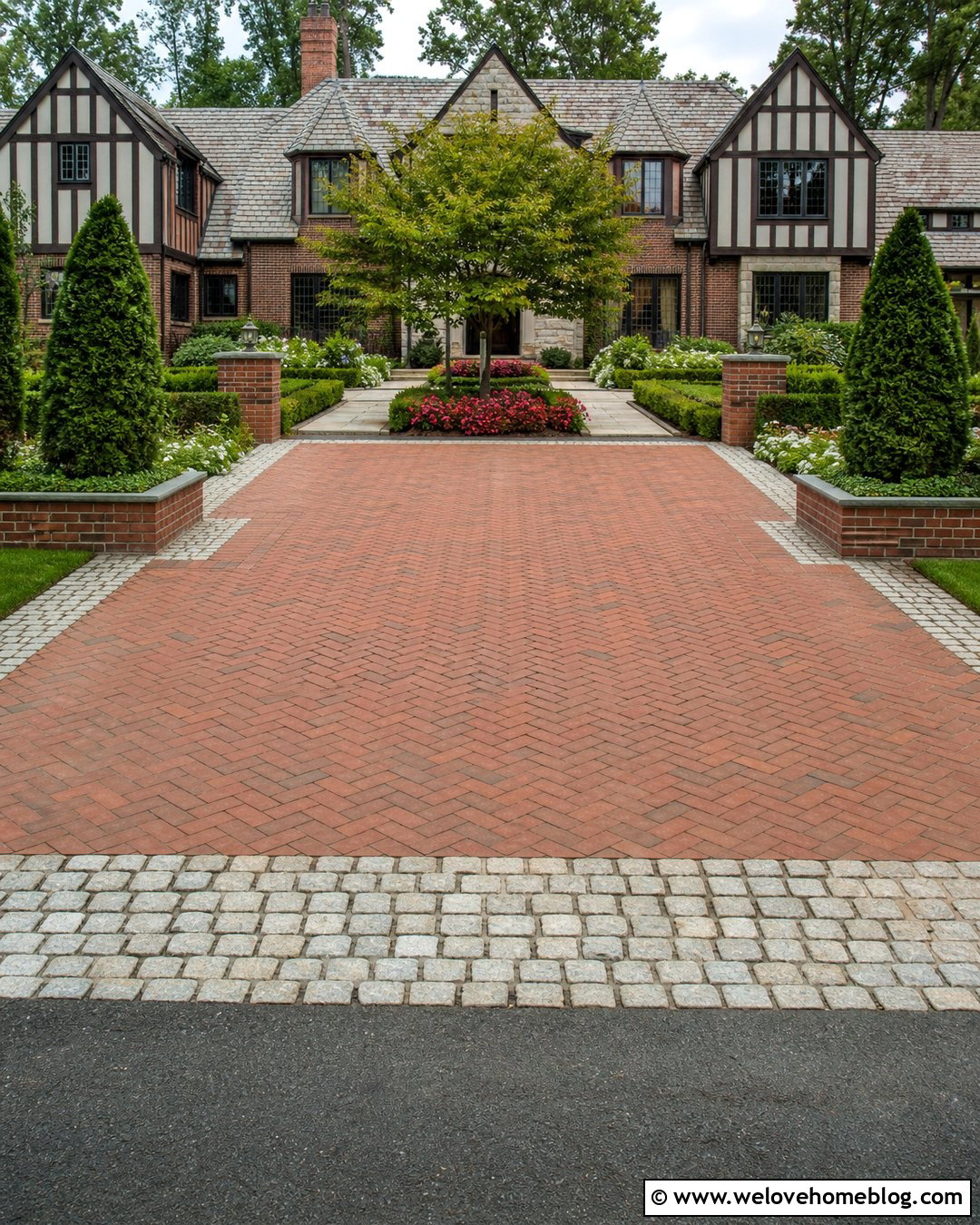 Courtyard Driveway Parking - 25 Driveway Parking Ideas