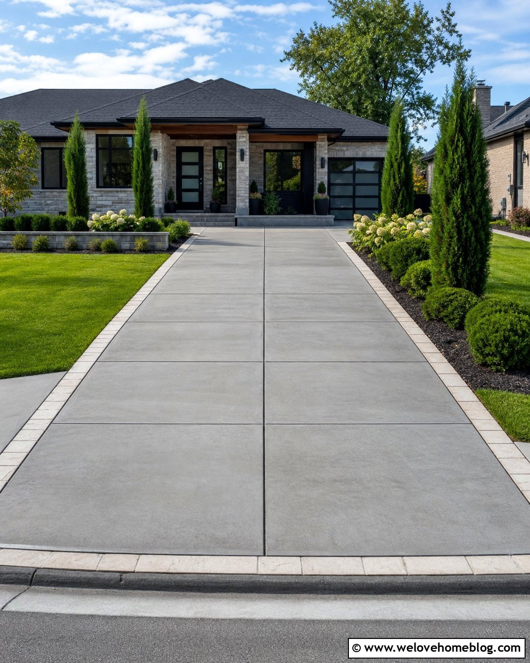 Cracked Concrete Driveway With Control Joints - 20 Cracks In Driveway Ideas