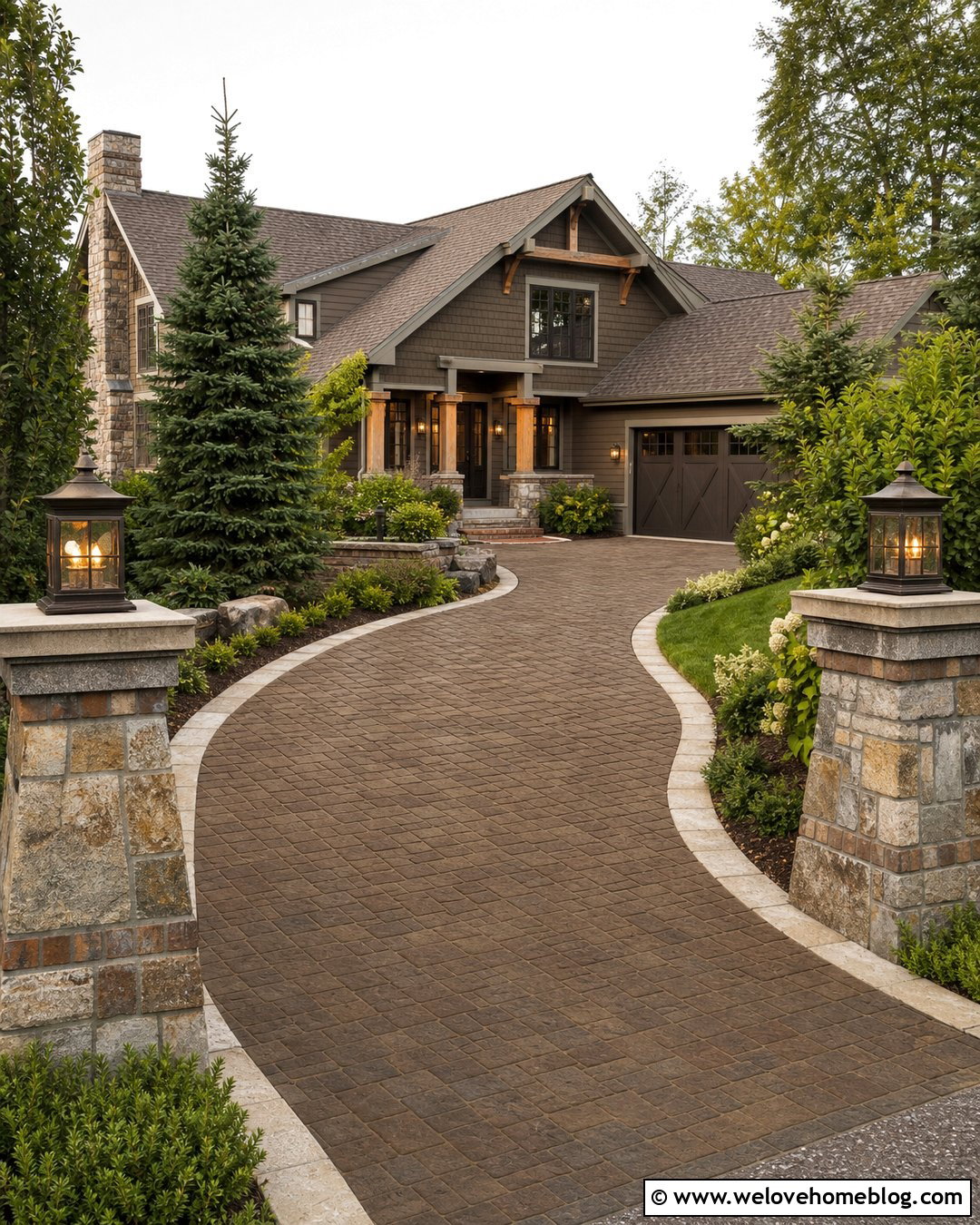 25 Driveway Lighting Entrance Ideas for a Warm Welcome Home