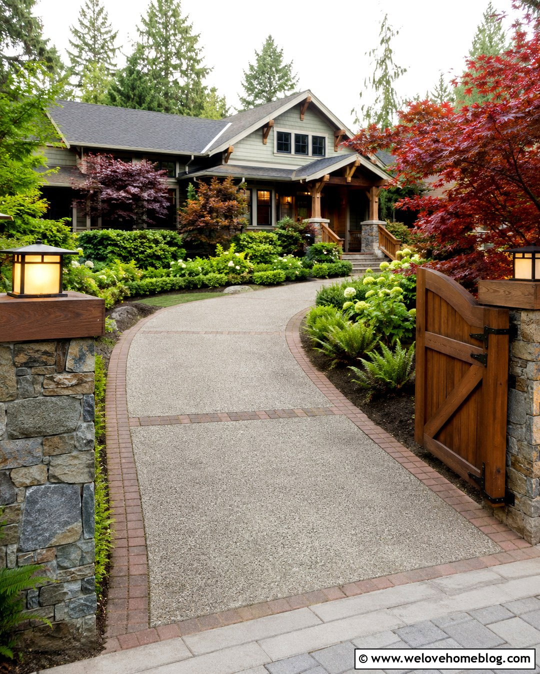 Craftsman Single Driveway Gate - 20 Single Driveway Gate Ideas