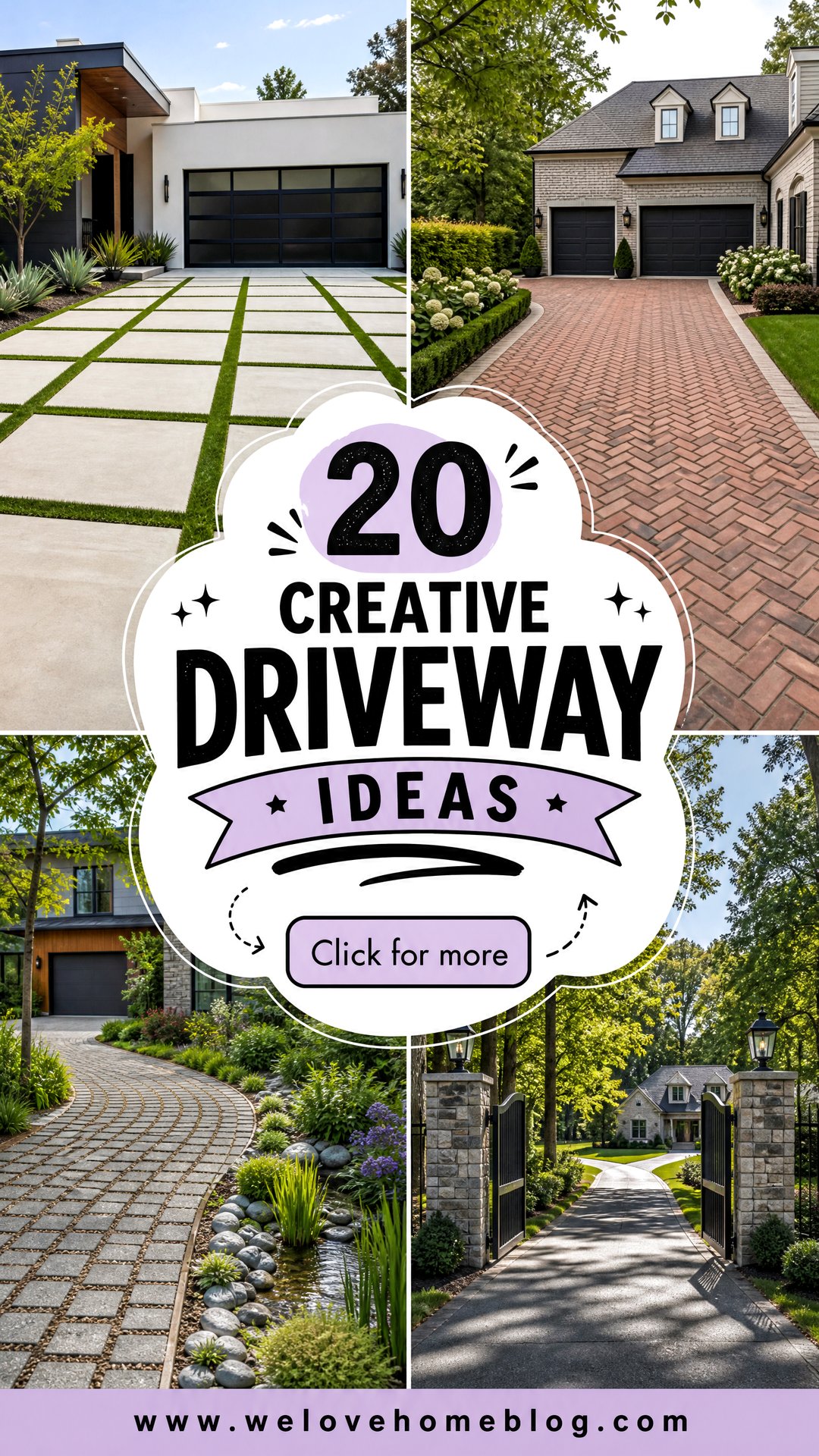 20 Creative Driveway Ideas to Transform Your Homes Entrance - 20 Creative Driveway Ideas to Transform Your Home's Entrance