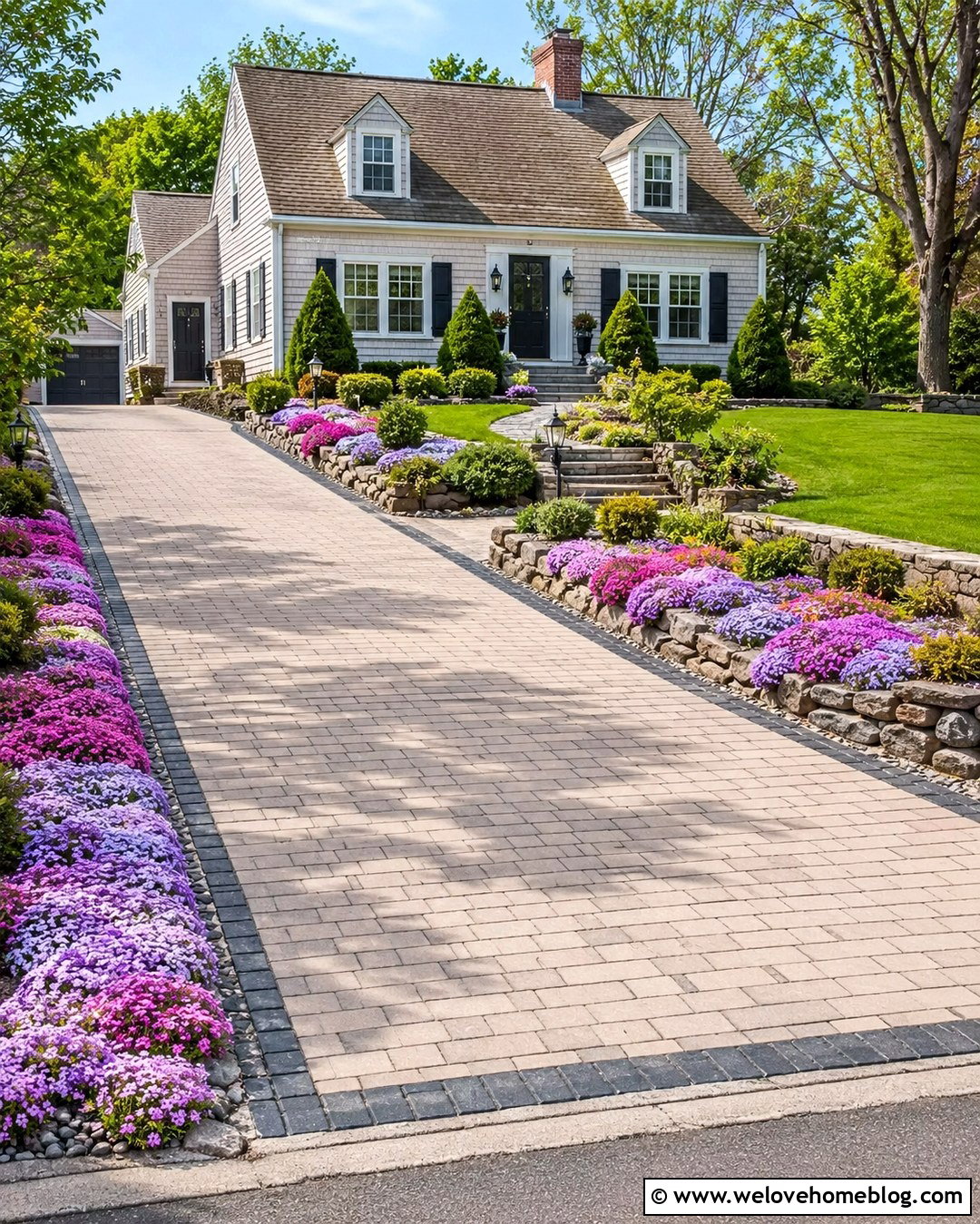 20 Driveway Border Plants Ideas for Colorful Curb Appeal