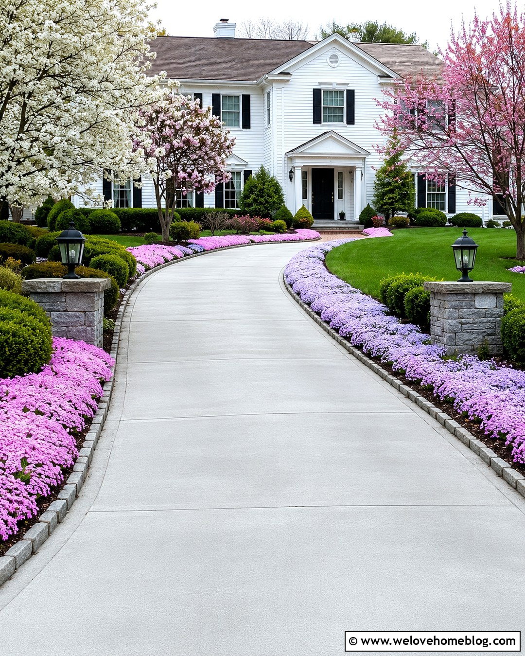 Creeping Phlox Driveway Ground Cover - 20 Driveway Ground Cover Ideas