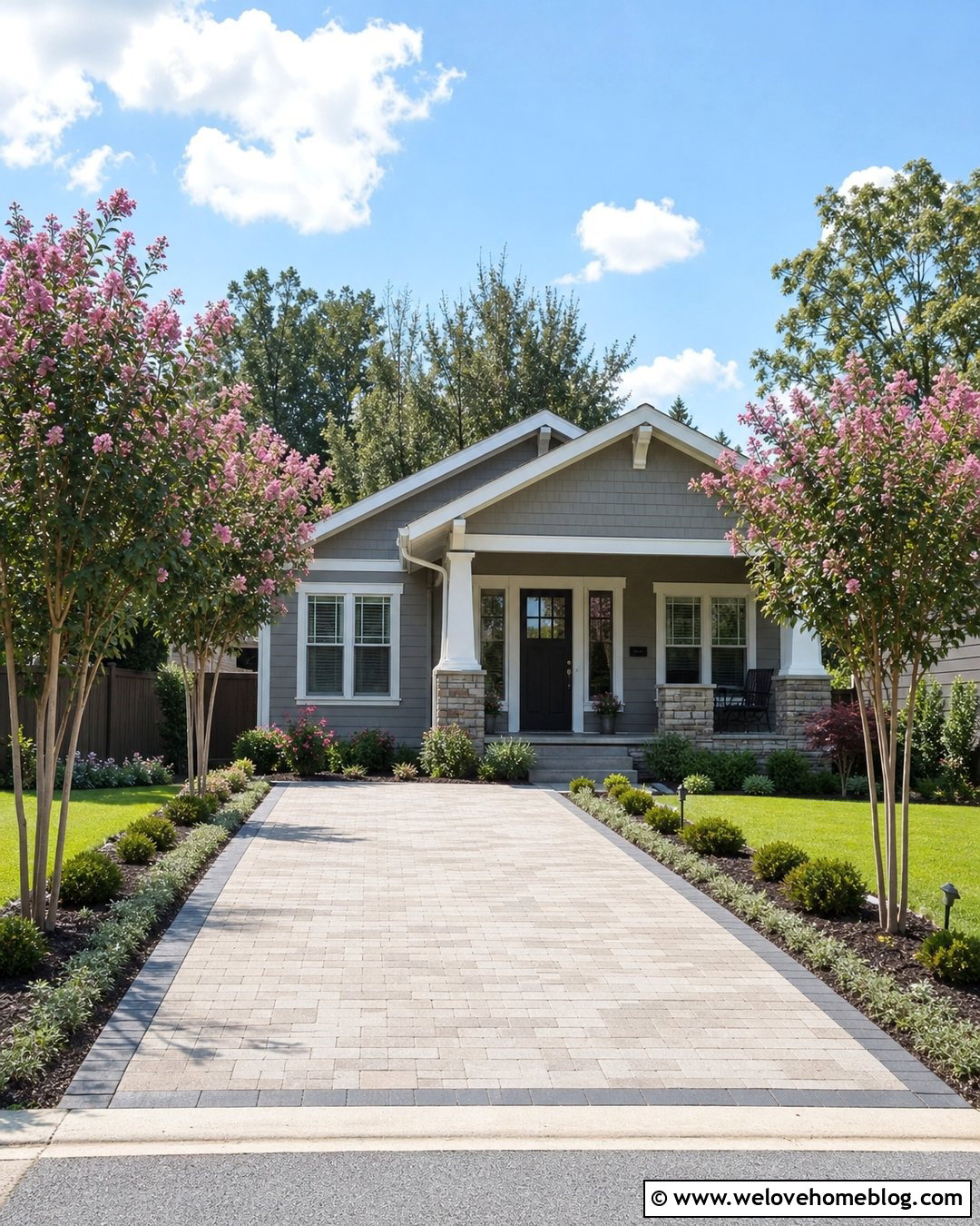 Crepe Myrtle Driveway For Small Yards - 20 crepe myrtle trees lining driveway ideas