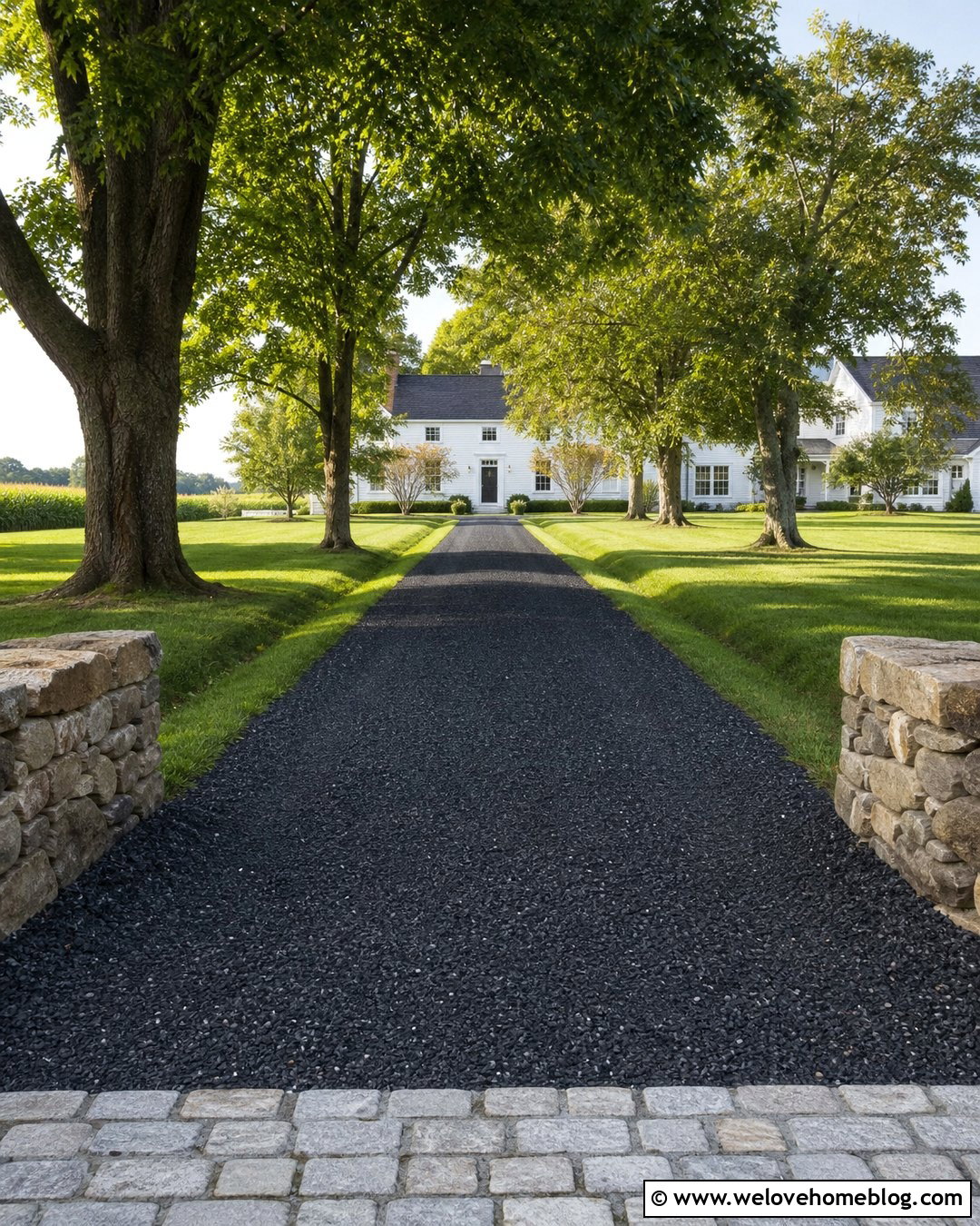 Crowned Gravel Driveway With Crushed Stone - 20 How To Keep Gravel In Place Driveways Ideas