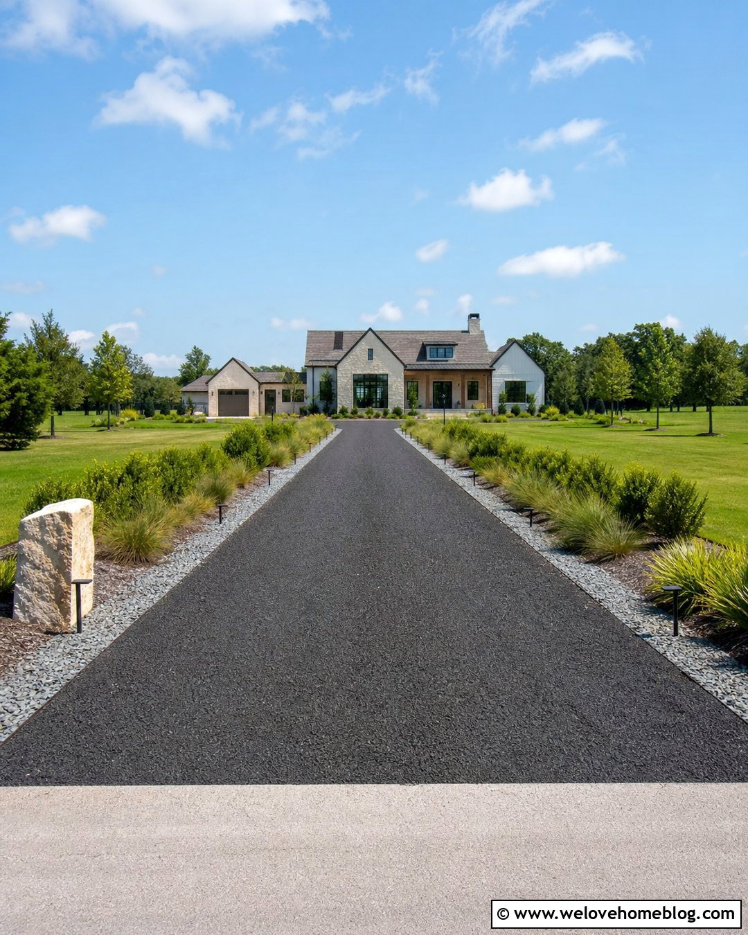 Crushed Asphalt Driveway With Gravel Shoulders - 25 Crushed Asphalt Driveway Ideas
