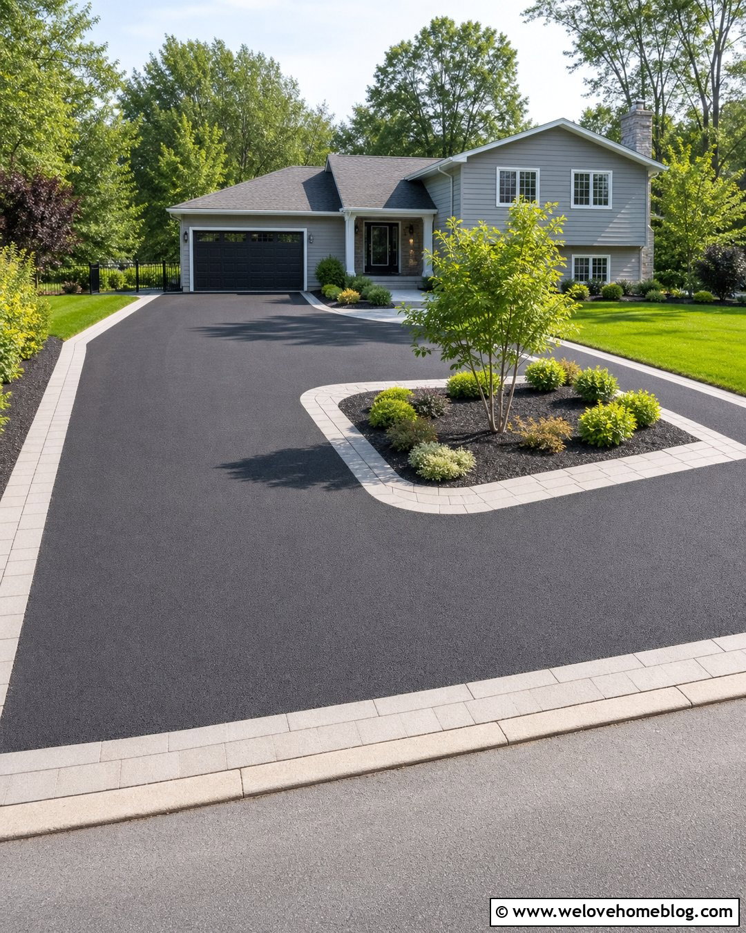 Crushed Asphalt Driveway With Parking Pad - 25 Crushed Asphalt Driveway Ideas