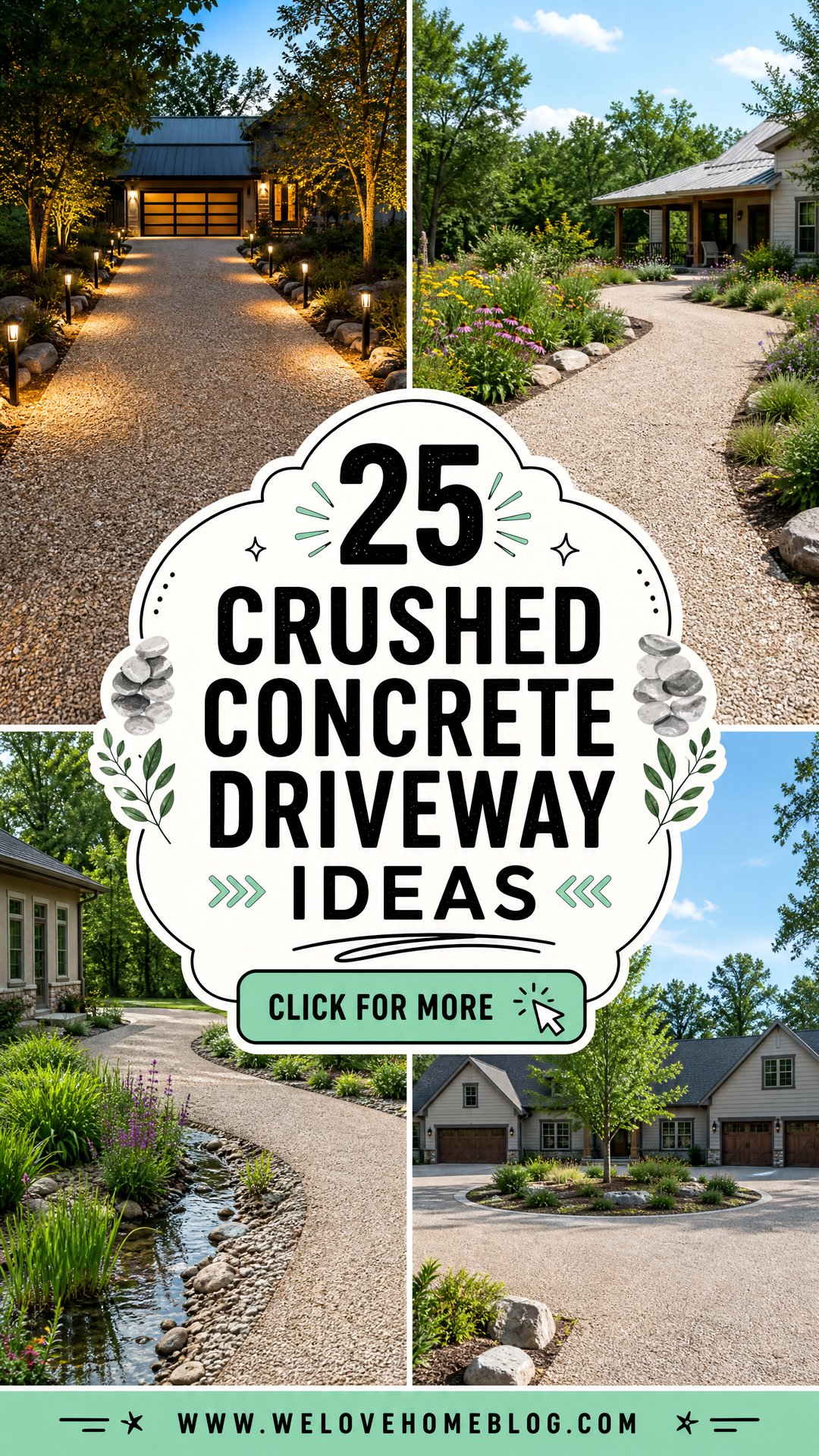 25 Crushed Concrete Driveway Ideas for Durable Curb Appeal - 25 Crushed Concrete Driveway Ideas for Durable Curb Appeal