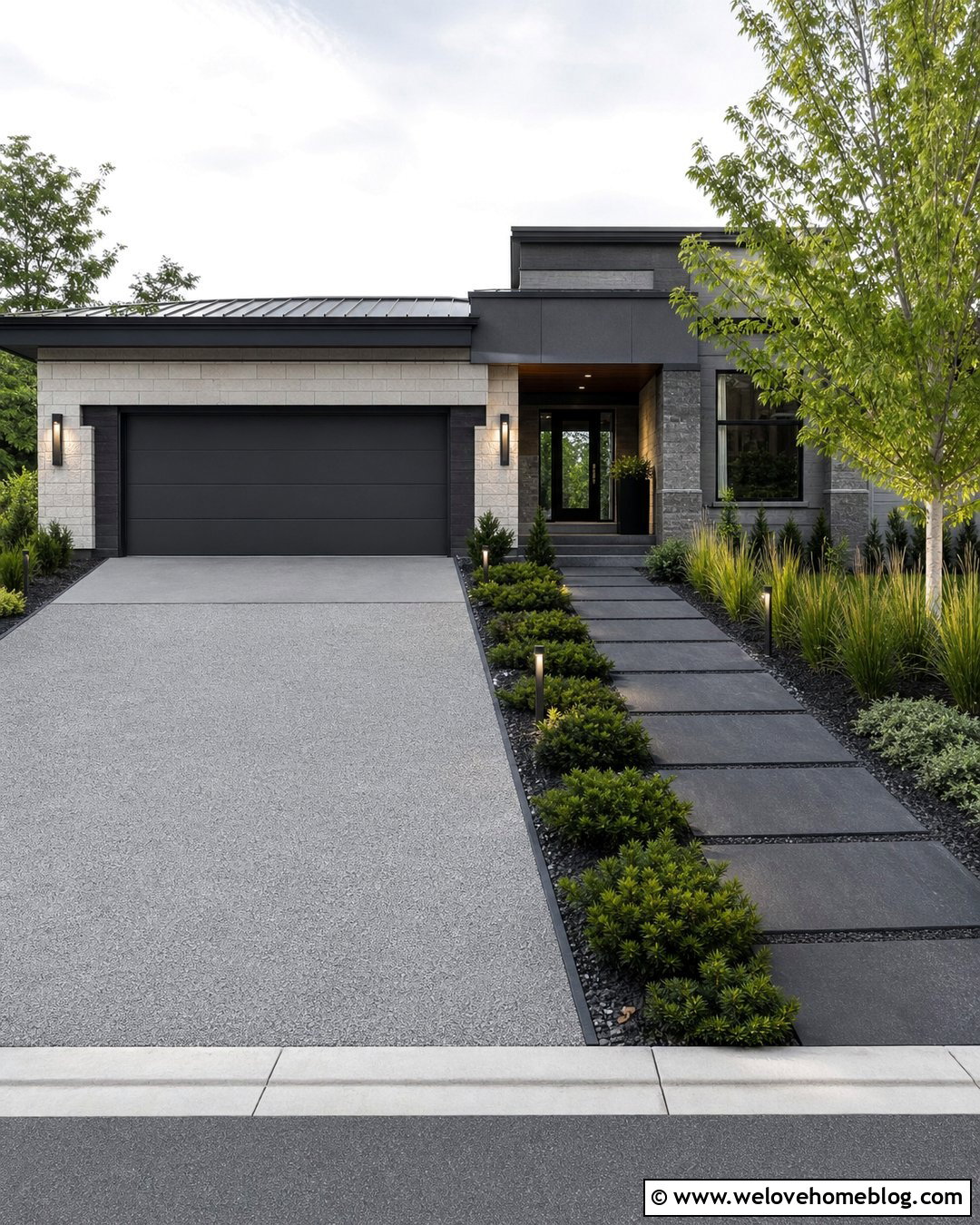 Crushed Granite Driveway With Paver Walkway - 25 Crushed Granite Driveway Ideas