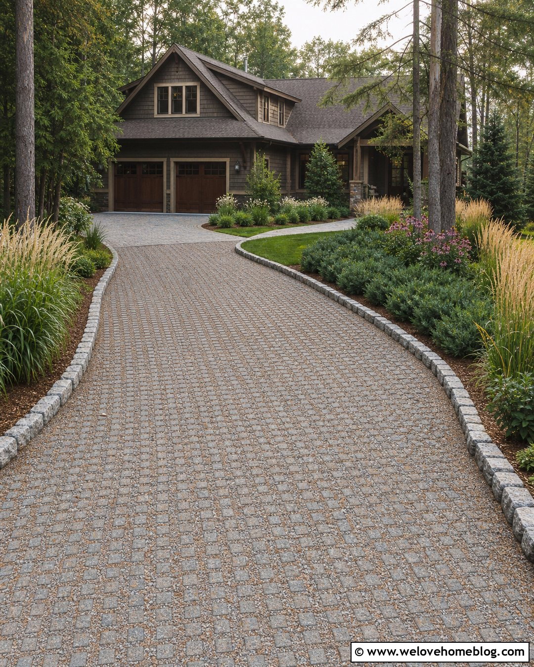 Crushed Granite Ground Grid Driveway - 20 Ground Grid Driveway Ideas