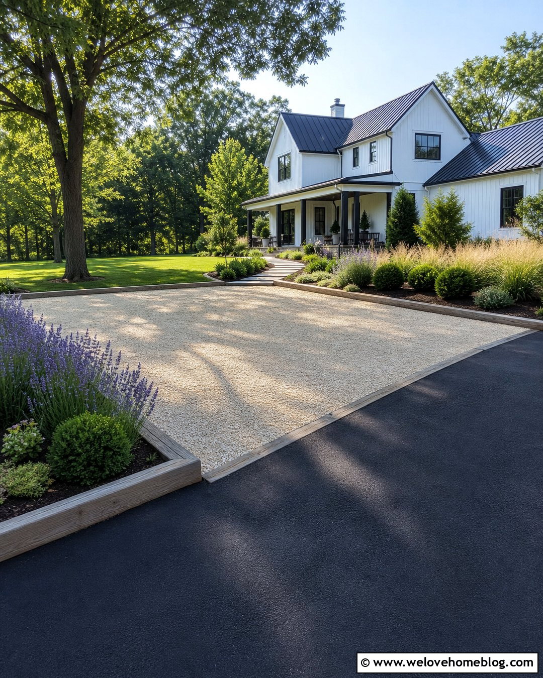 Crushed Limestone Driveway Parking Pad - 25 Driveway Parking Pad Ideas