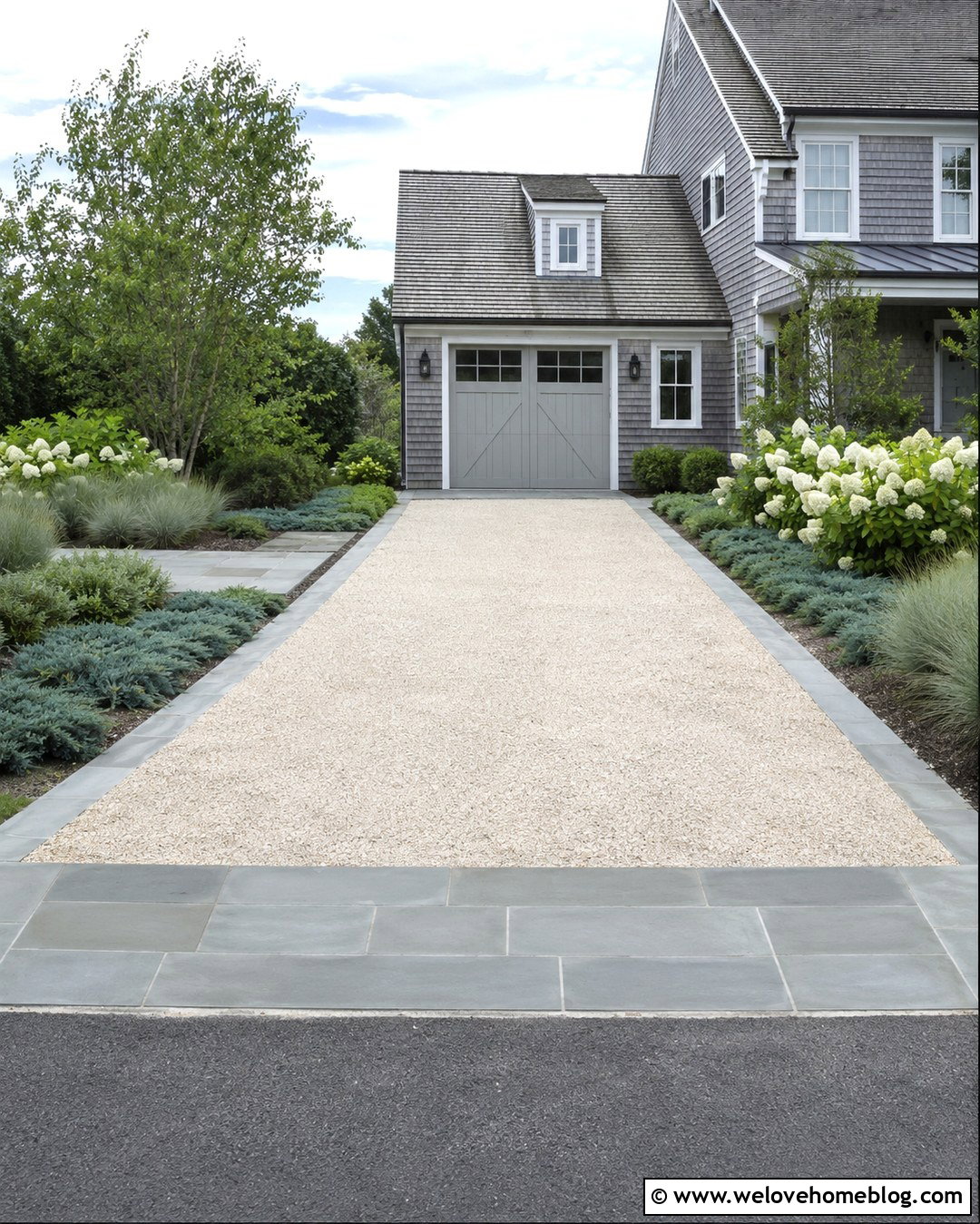 Crushed Shell Driveway With Bluestone Apron - 20 Crushed Shell Driveway Ideas