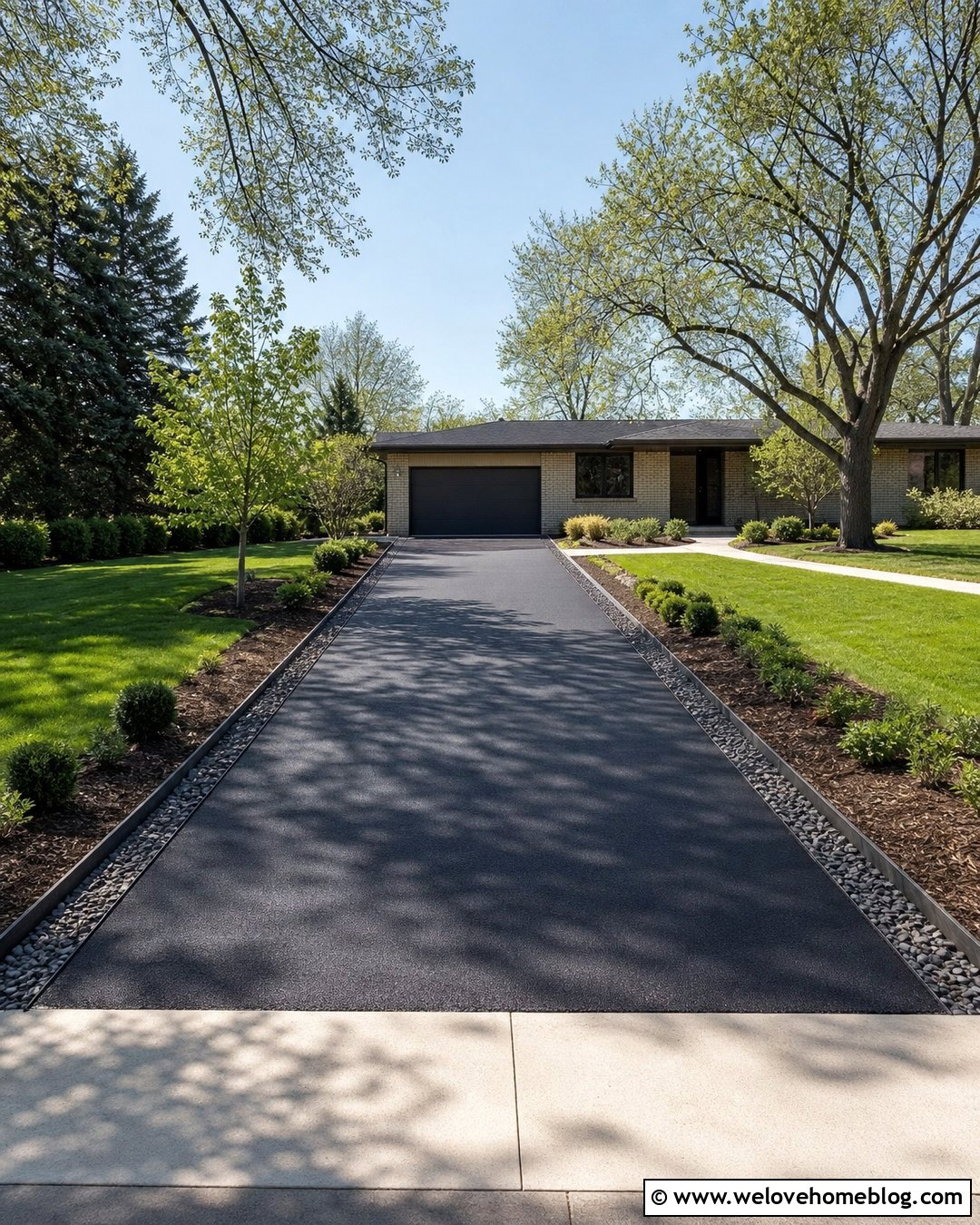 Crushed Stone Driveway Edging - 35 driveway edging ideas