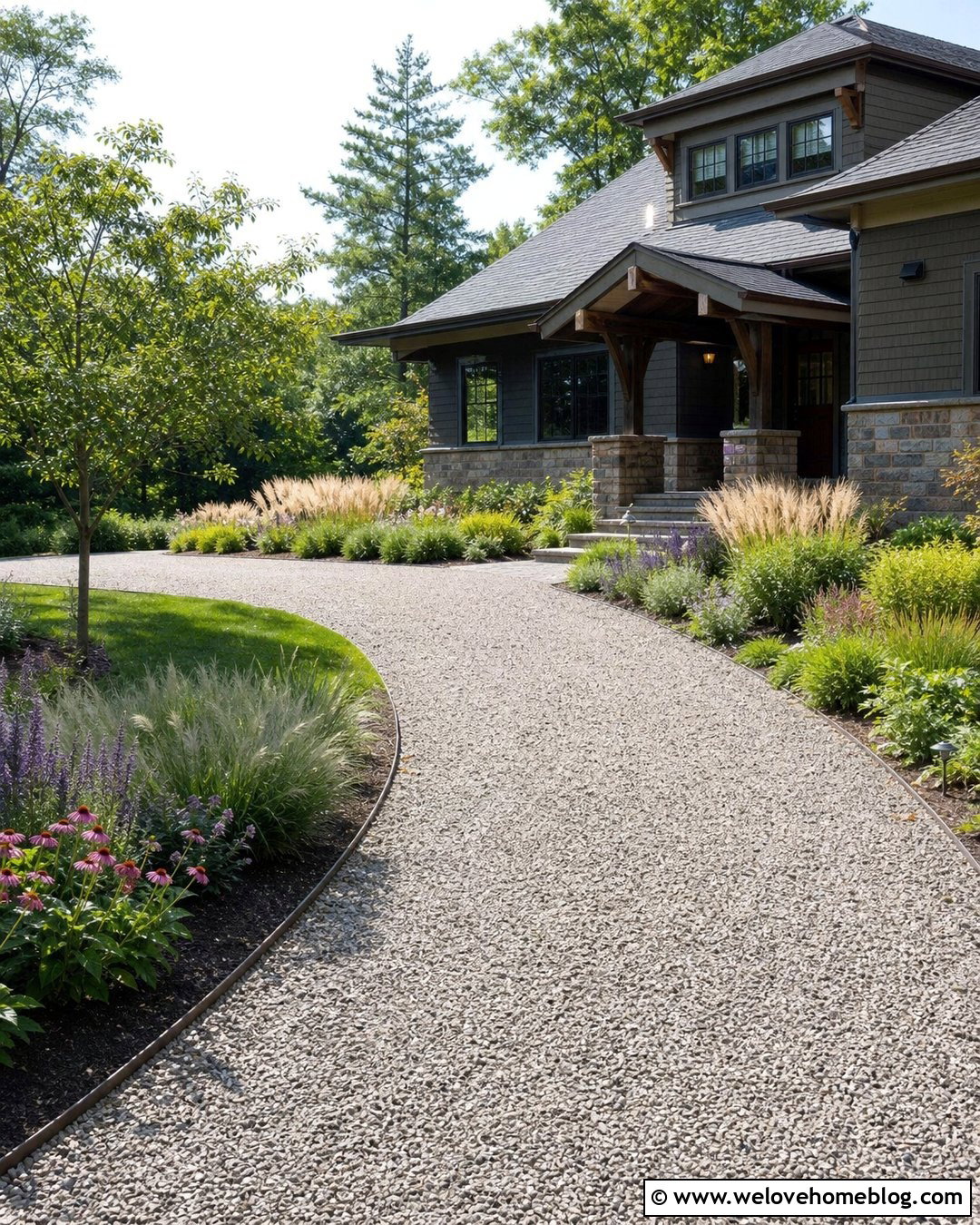 25 Crushed Stone Driveway Ideas for Lasting, Low-Cost Curb Appeal