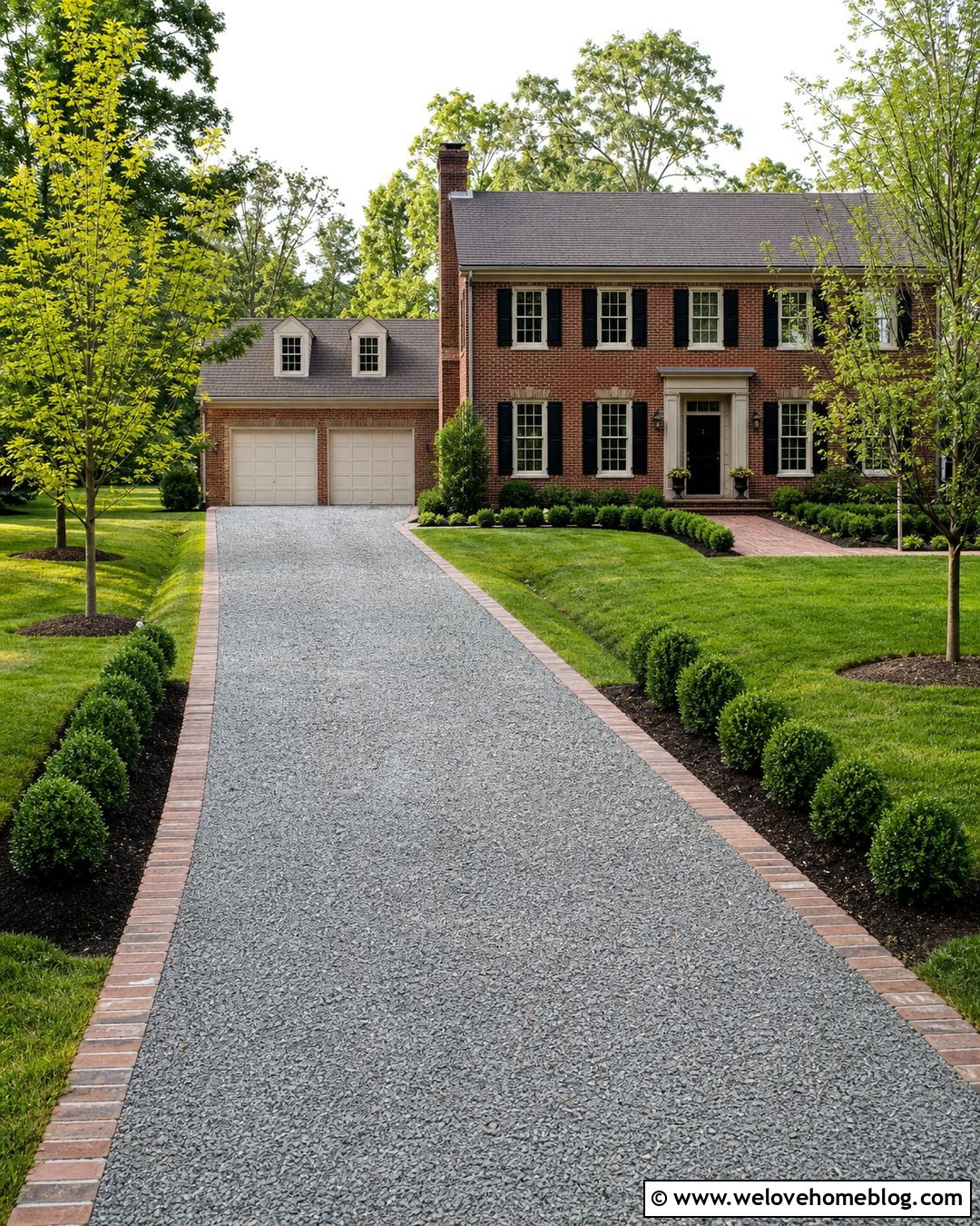 Crusher Run Driveway With Brick Border - 20 Driveway Alternatives Cheap Ideas