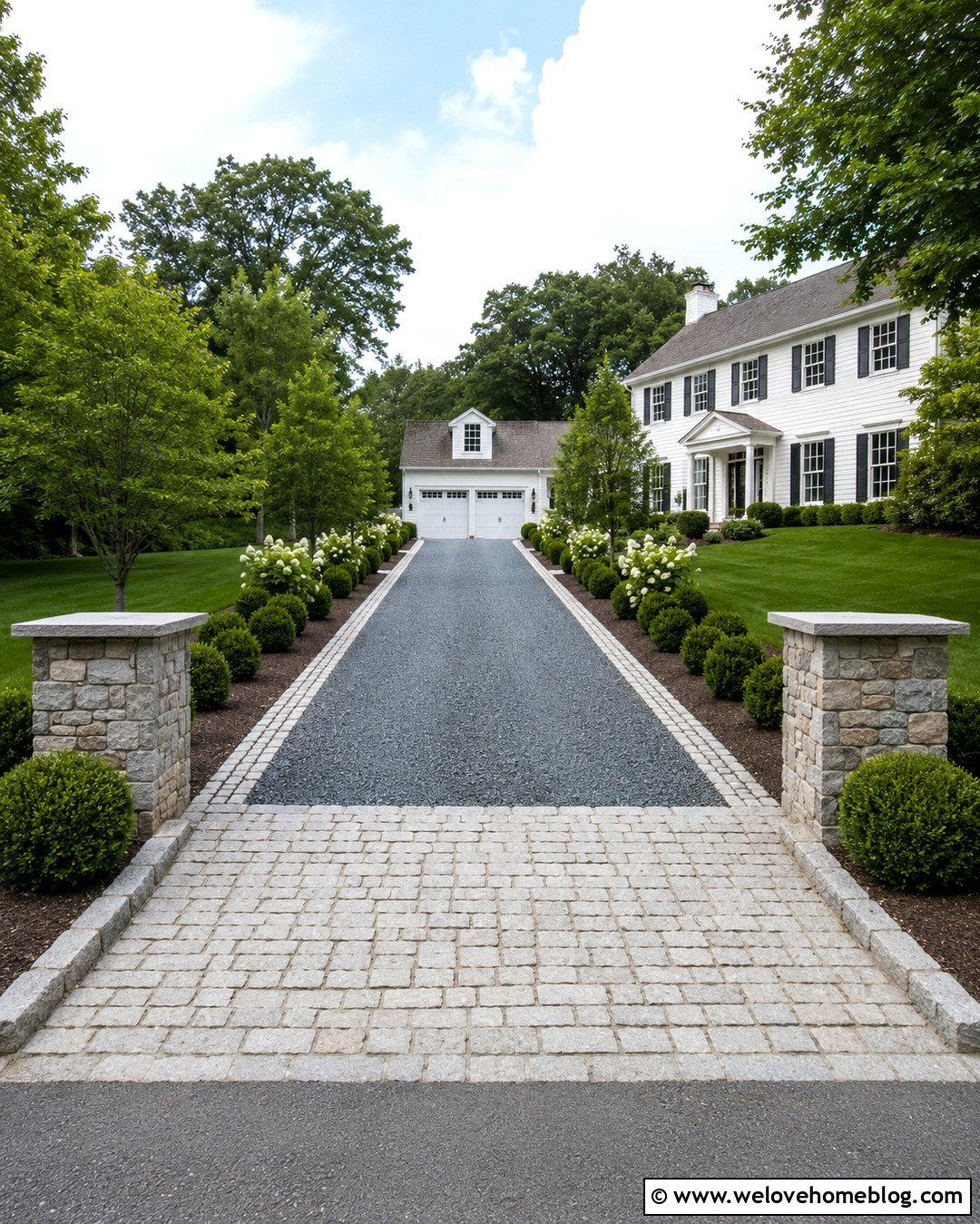 Crusher Run Driveway With Cobblestone Apron - 20 Crusher Run Driveway Ideas