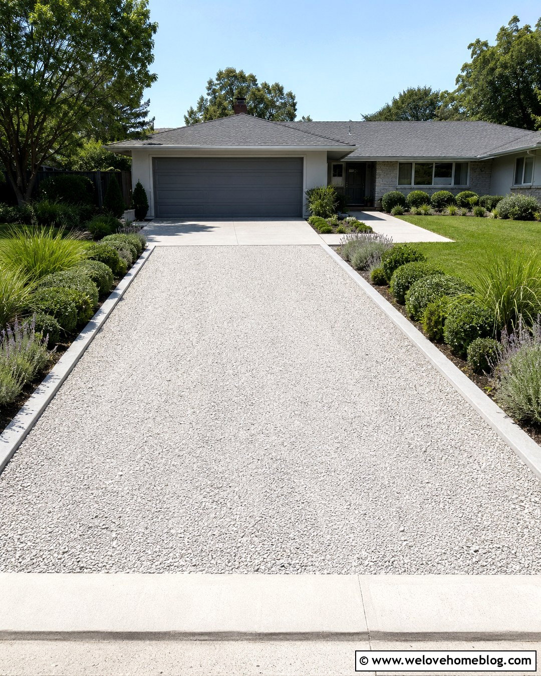 Crusher Run Driveway With Concrete Curbing - 20 Crusher Run Driveway Ideas