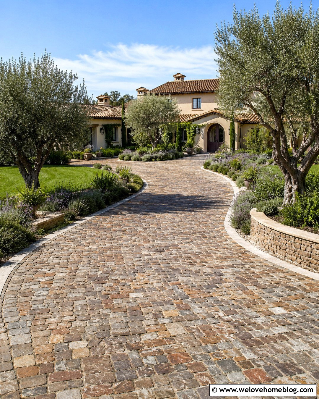 20 Tuscan Driveway Ideas for Timeless Mediterranean Charm