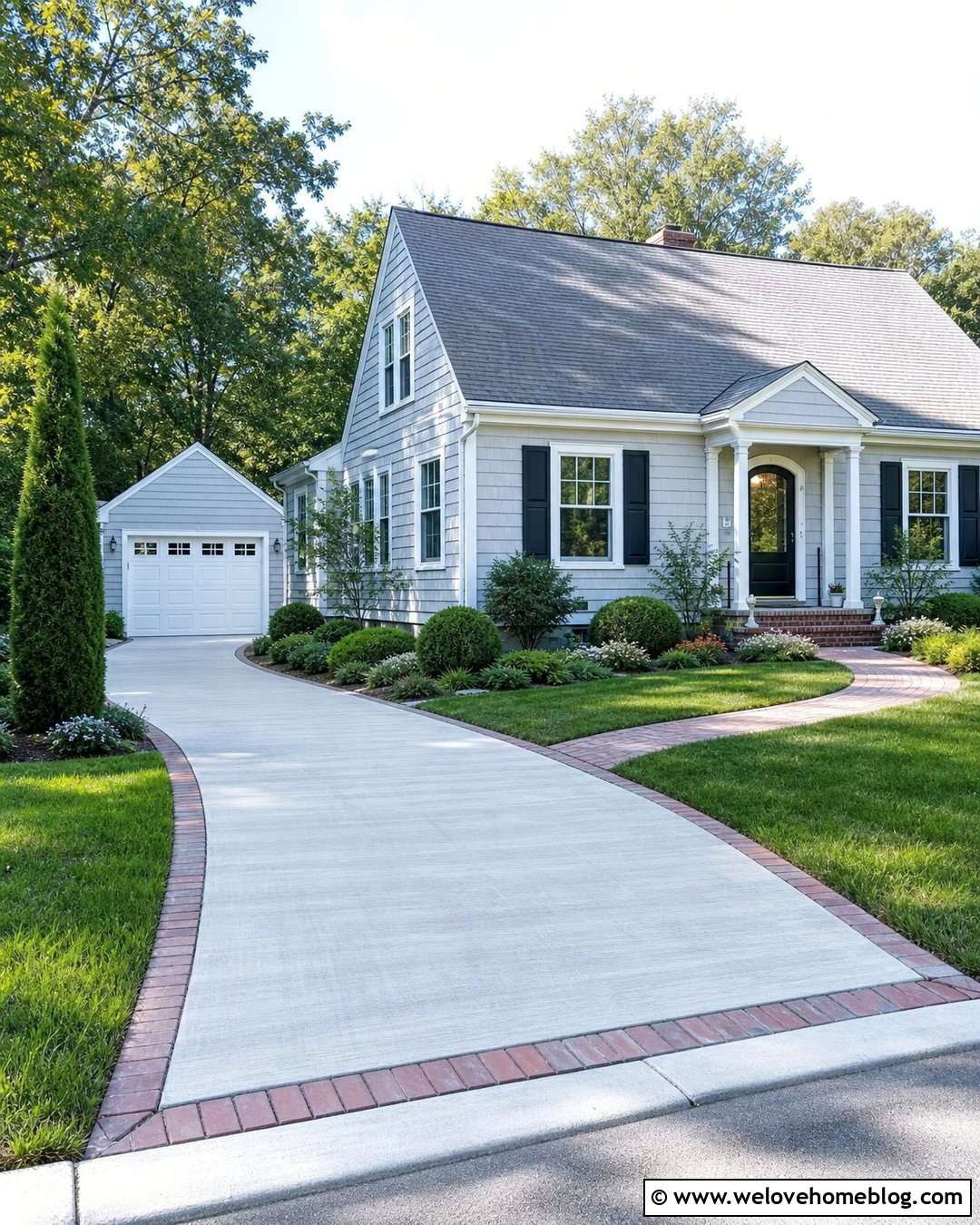 Curved Concrete Driveway For Small Front Yard - 20 curved concrete driveway ideas