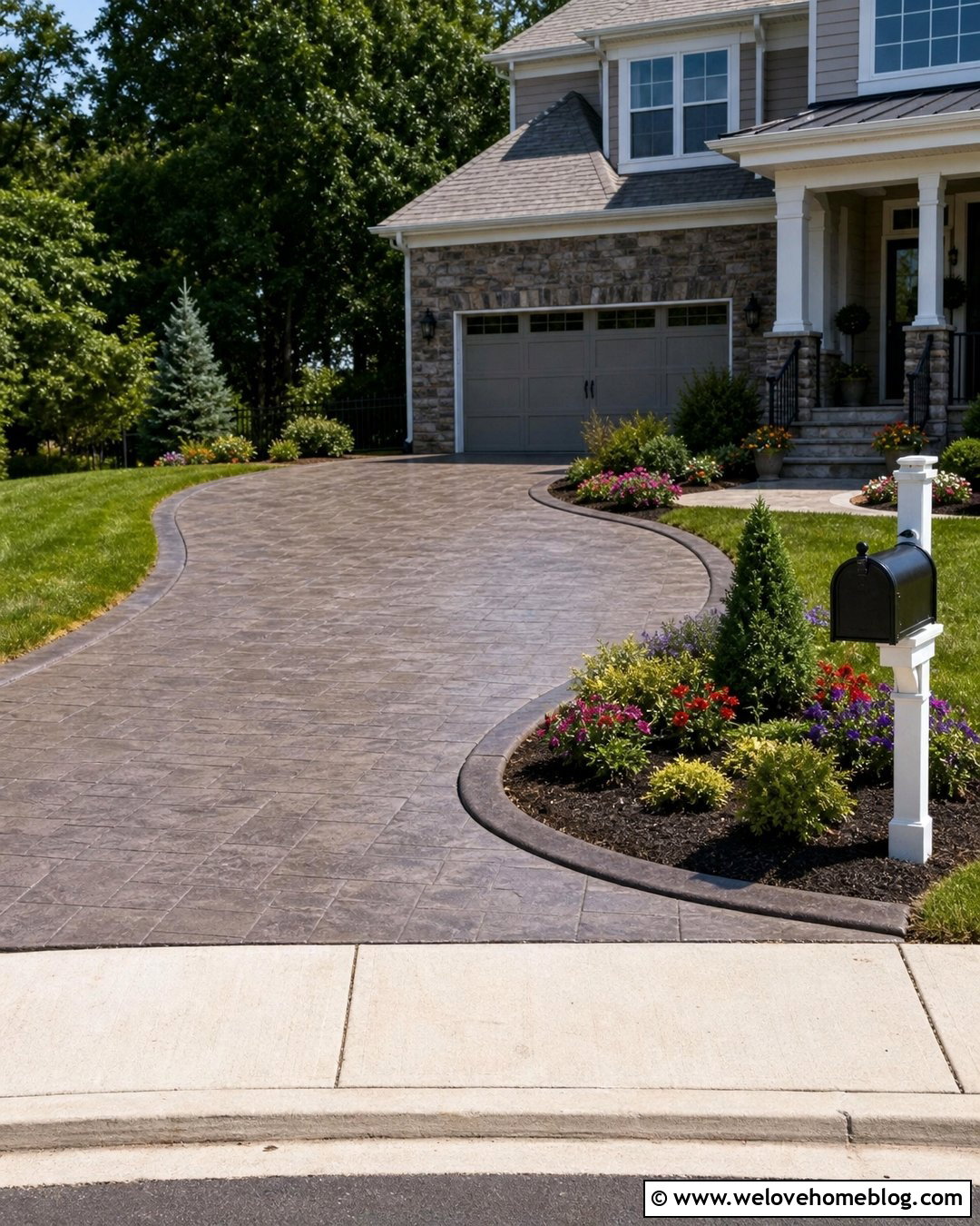 Curved Driveway Mailbox Landscaping - 20 driveway mailbox landscaping ideas