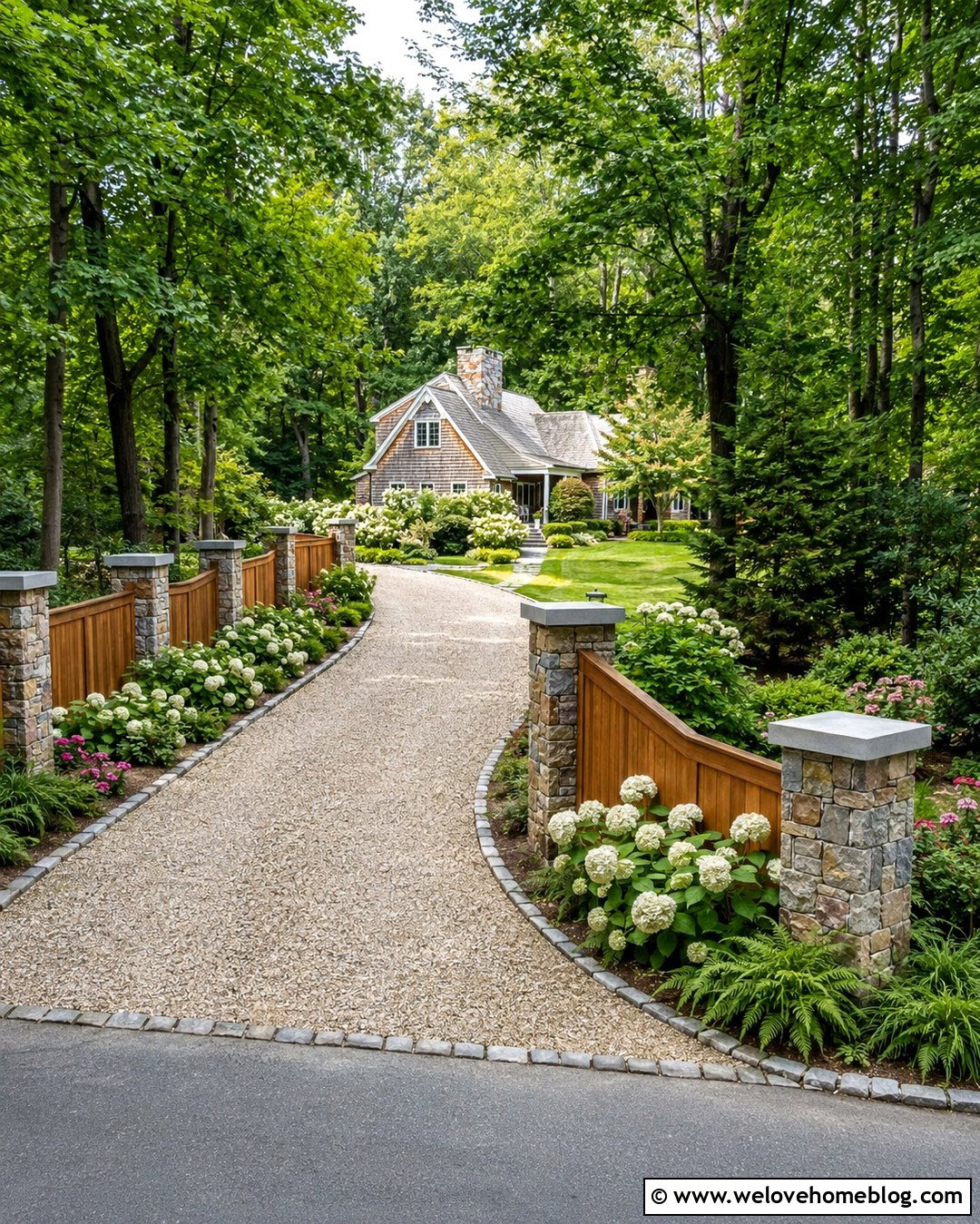 Curved Driveway Privacy Fence - 20 driveway privacy fence inspiration ideas