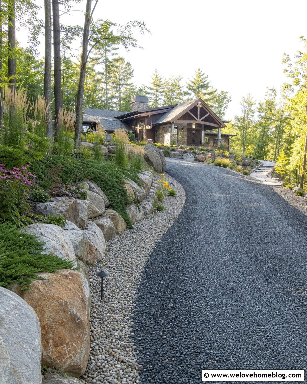 25 Driveway With Retaining Wall Ideas for Stylish Sloped Yards