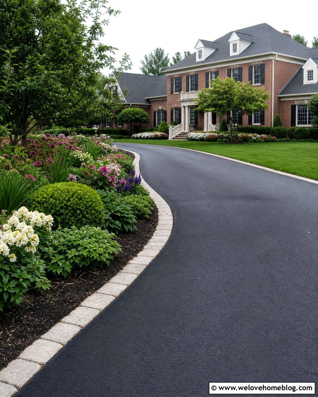 20 Landscape Near Driveway Ideas for Safe, Stylish Curbs