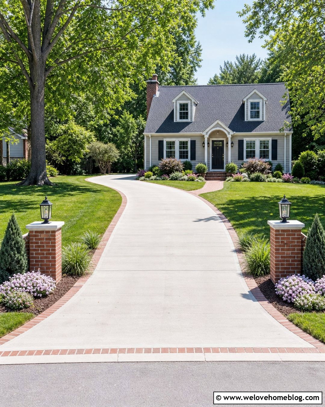 Curved Entrance Walls For A Small Driveway - 20 curved driveway entrance walls ideas
