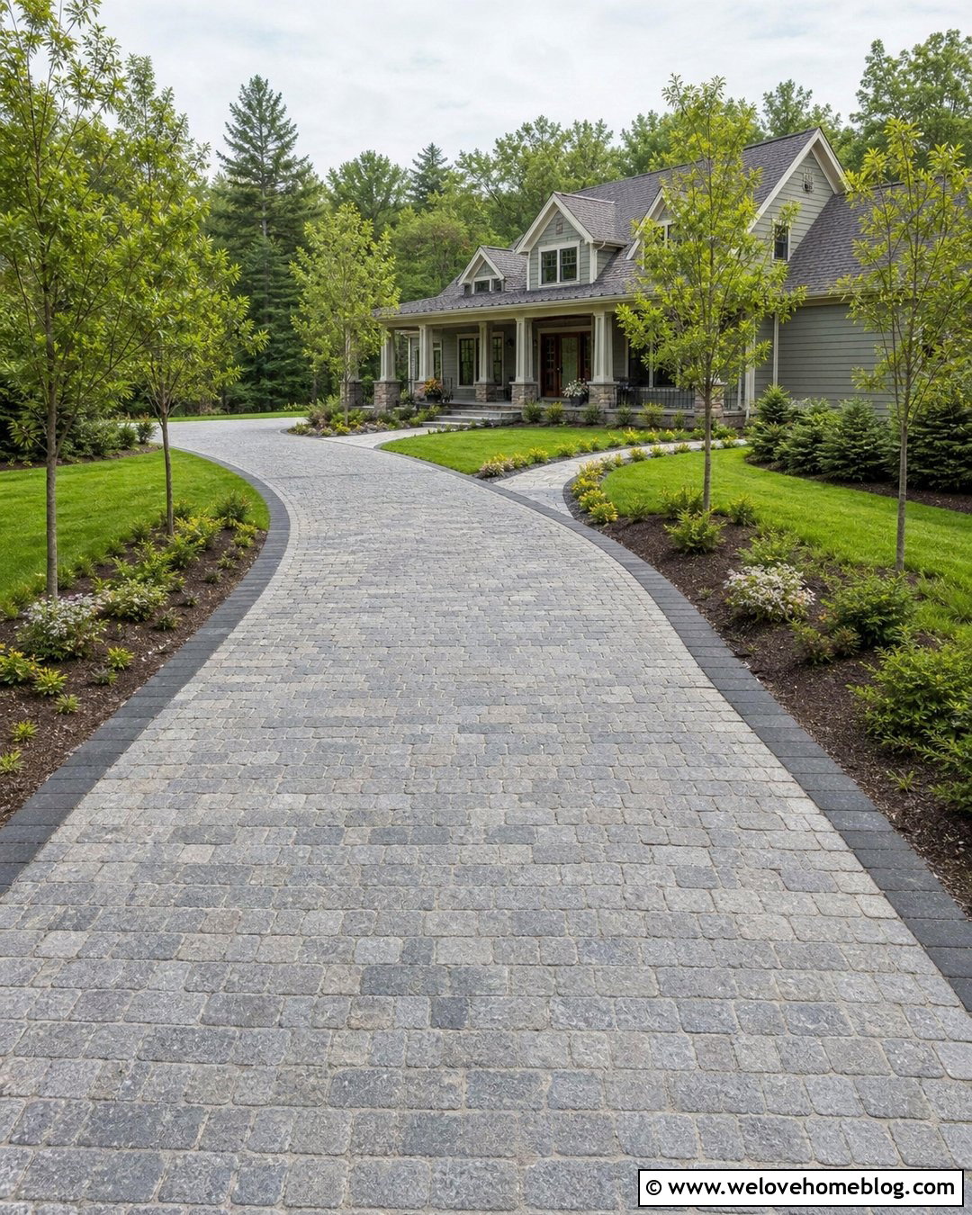 20 Granite Pavers Driveway Ideas for Elegant, Lasting Curb Appeal