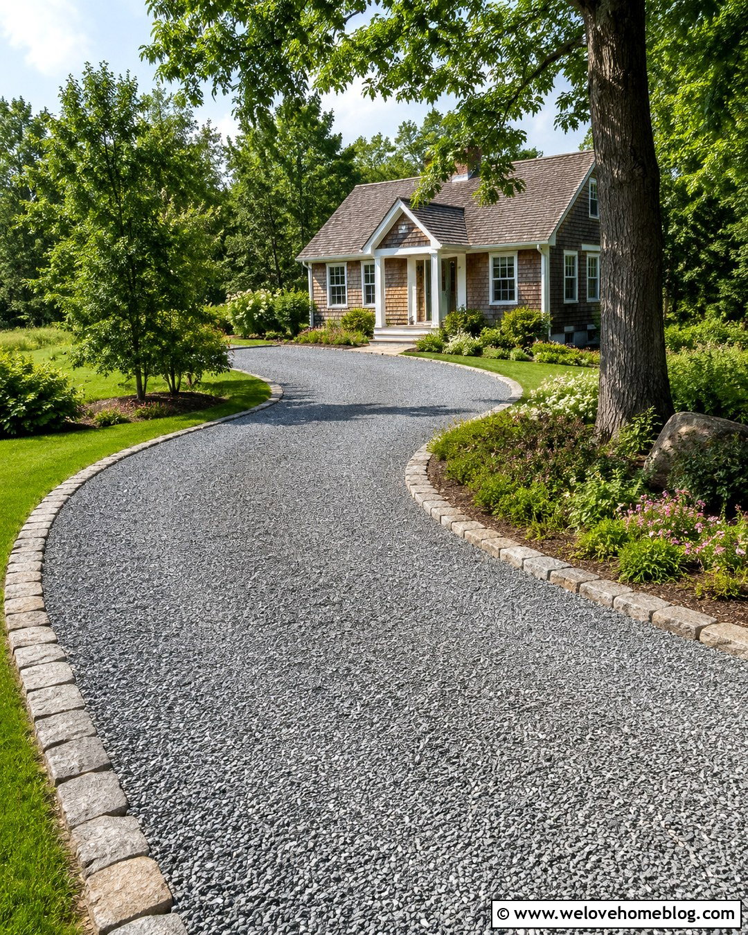 Curved Gravel Driveway Plan - 20 driveway plans ideas