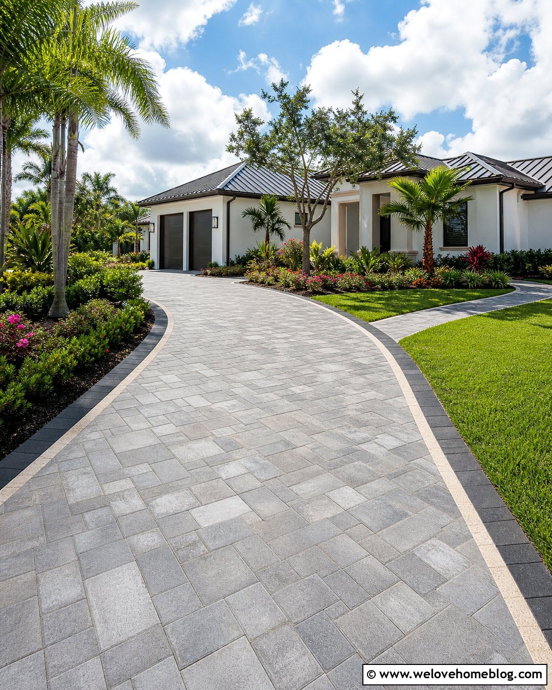 Curved Paver Driveway - 20 Driveway Pavers Tampa Ideas