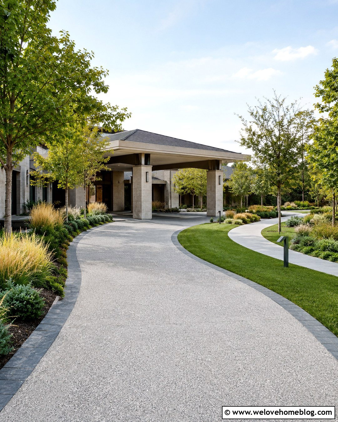 Curved Porte Cochere Driveway - 20 Porte Cochere Driveway Modern Ideas