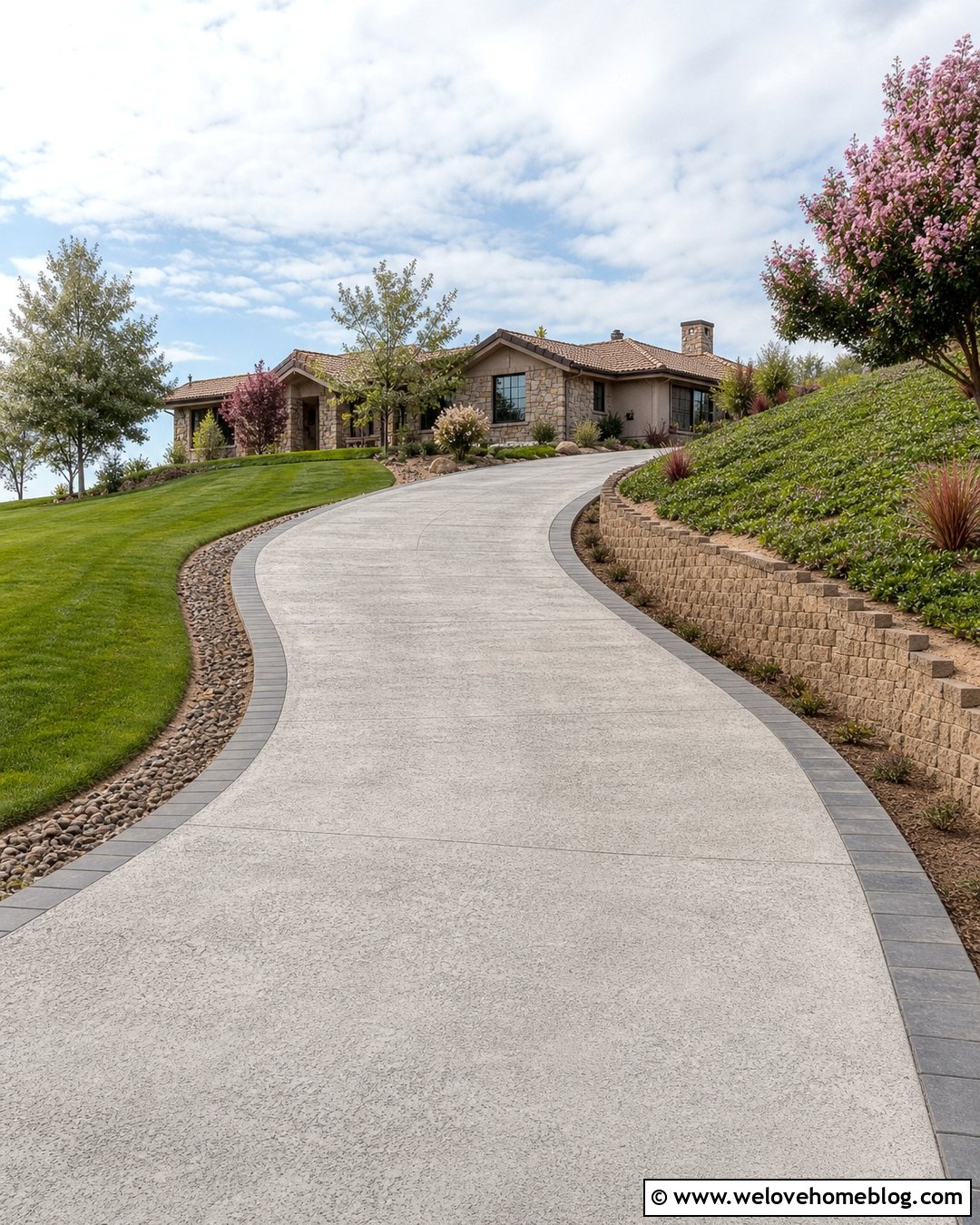 30 Sloped Driveway Ideas for Safer Access and Better Drainage
