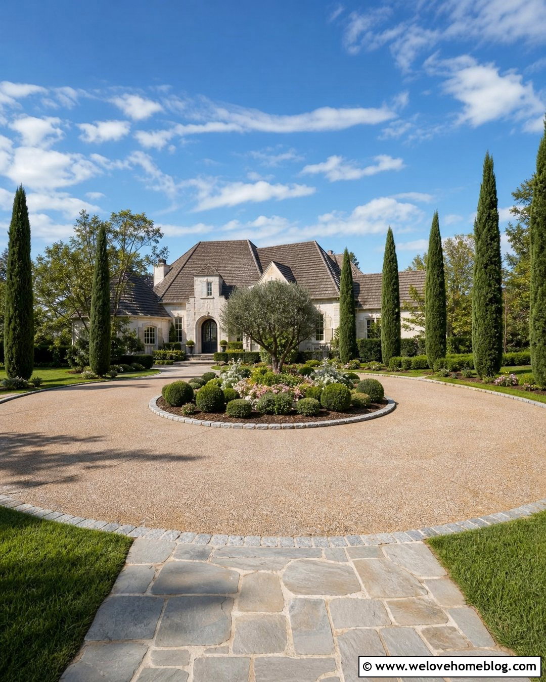 Cypress Tree Circular Driveway - 20 Cypress Tree Driveway Ideas