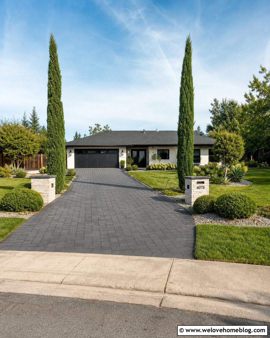 Cypress Tree Driveway Entrance - 20 Cypress Tree Driveway Ideas