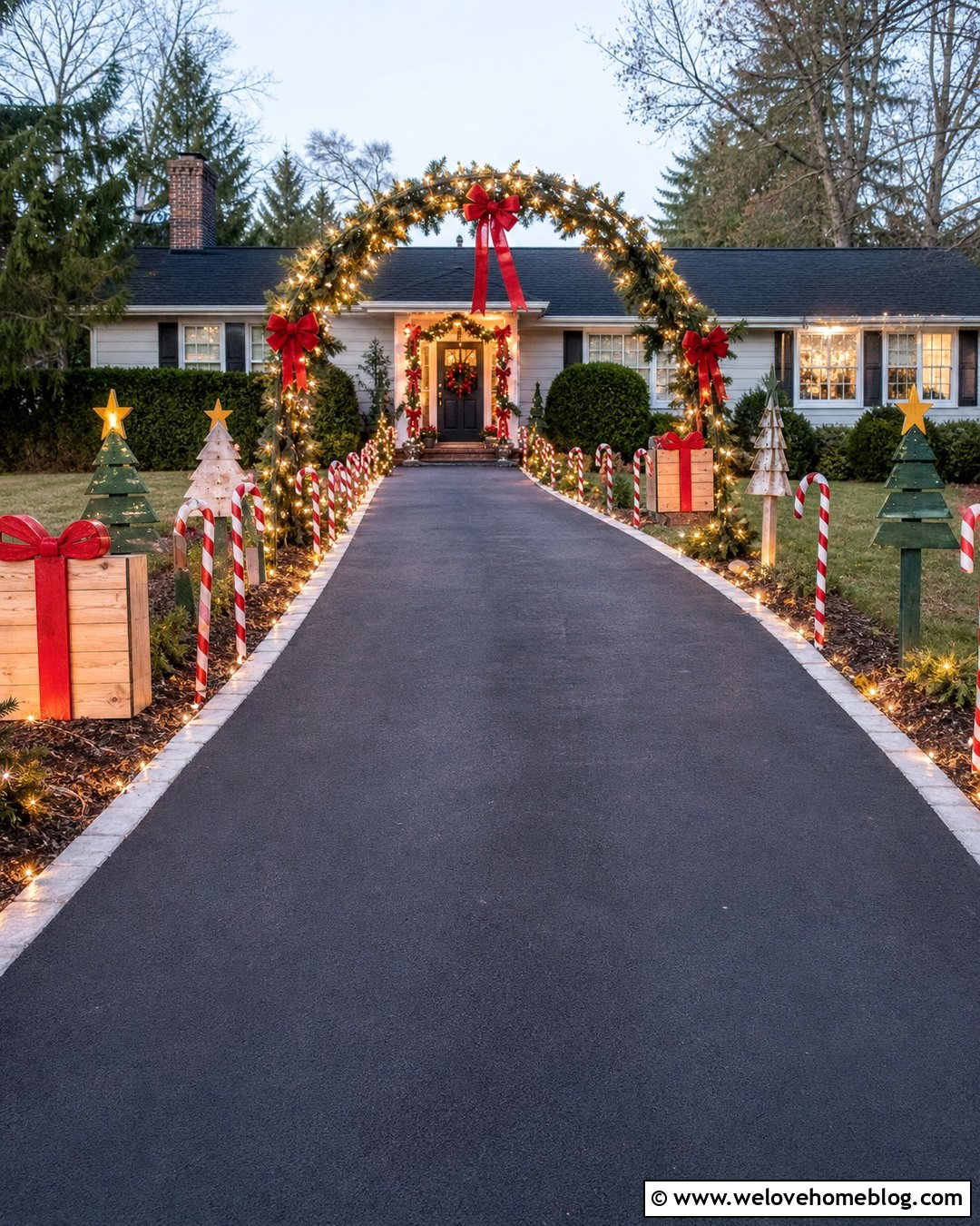 DIY Christmas Driveway Decorations - 25 Driveway Christmas Decorations Ideas