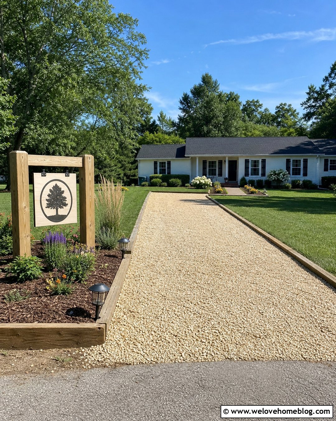 DIY Driveway Welcome Sign - 20 driveway welcome sign entrance ideas