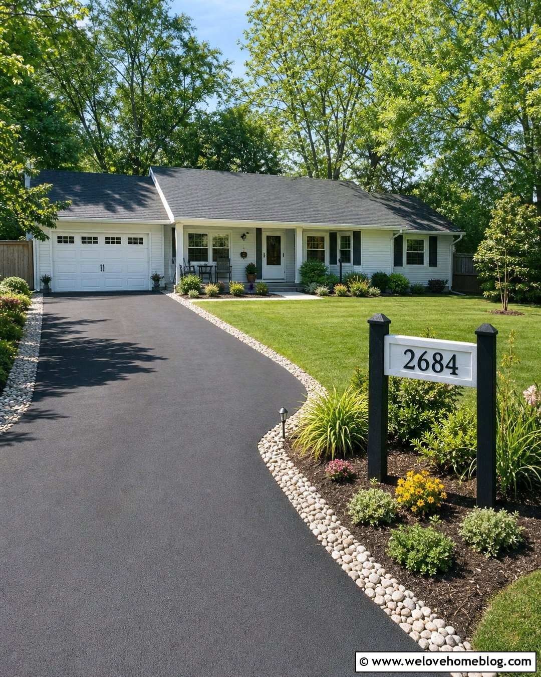 DIY Wood Driveway Address Sign - 45 driveway address sign ideas