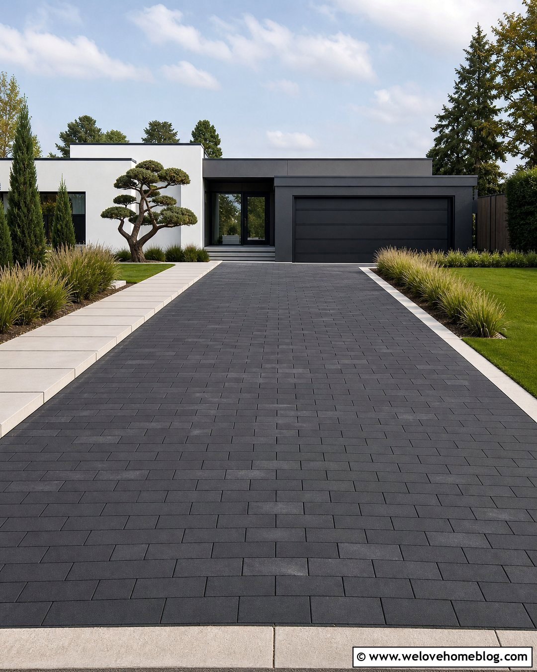20 Large Driveway Design Ideas for Spacious Modern Homes