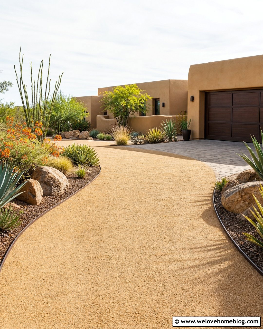 Decomposed Granite Driveway Flooring - 35 Driveway Flooring Ideas