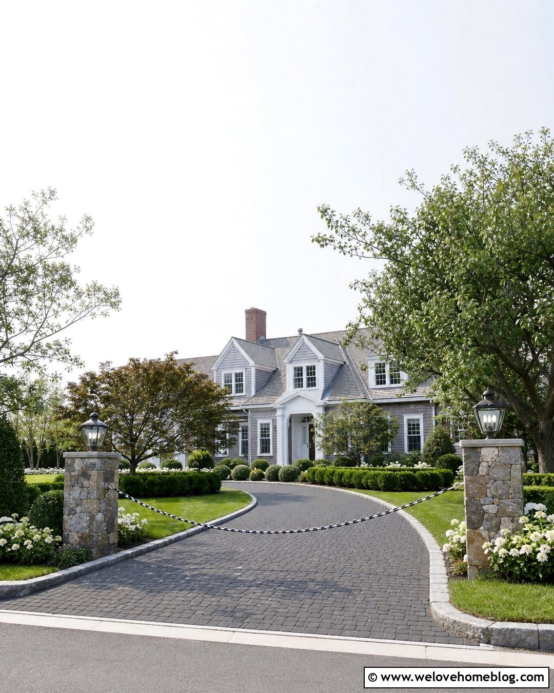 Decorative Driveway Chain Barrier - 20 Driveway Safety Barrier Ideas