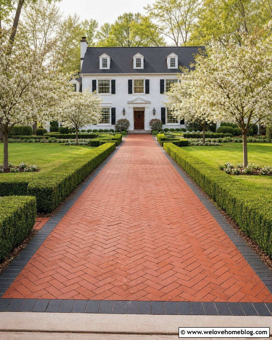 Degree Herringbone Driveway Paver Pattern - 20 Driveway Paver Patterns Ideas