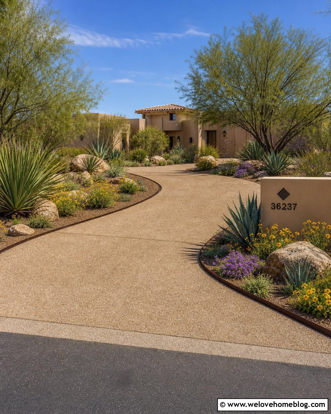 25 Beautiful Driveways Entrance Landscaping Ideas to Inspire You
