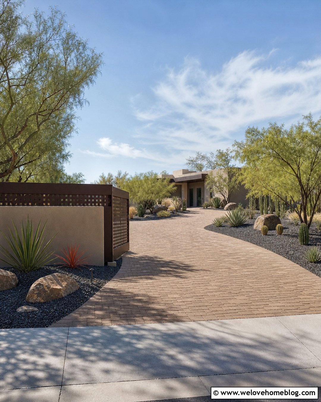 Desert Driveway Gate - 35 entrance gates driveway ideas