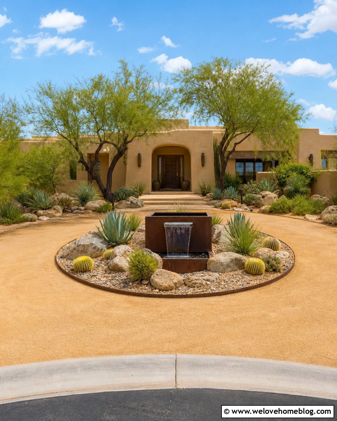 25 Driveway With Fountain Ideas for an Elegant First Look